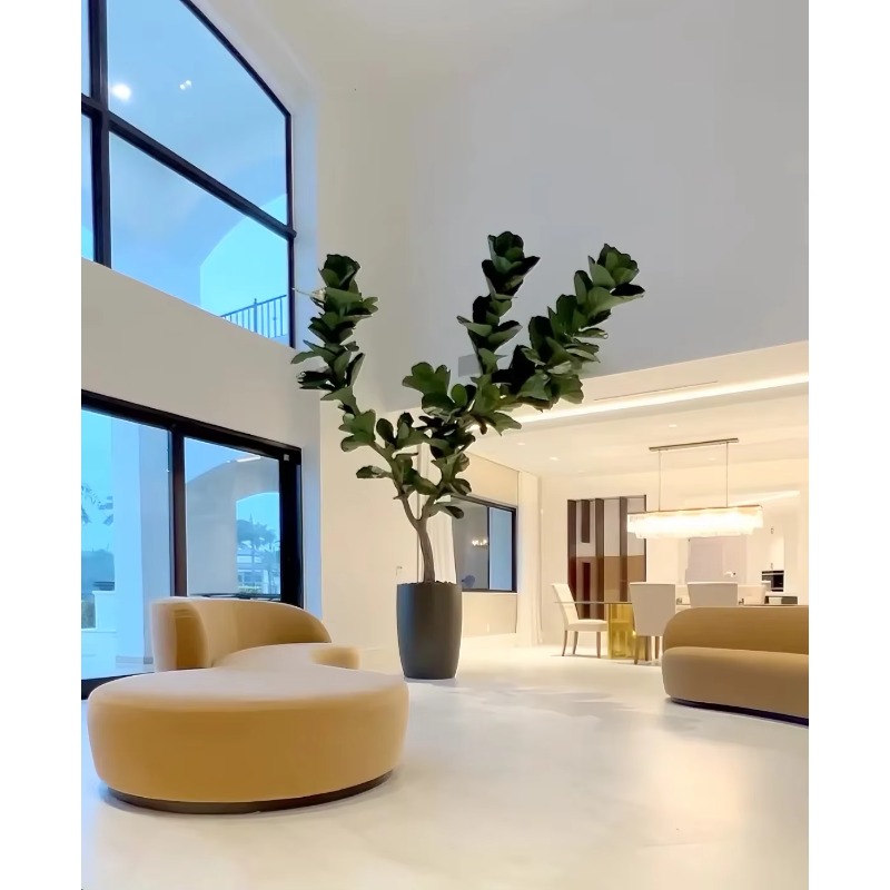 Artificial Plants Indoor Potte - Ficus Lyrata Tree 评论和价格
