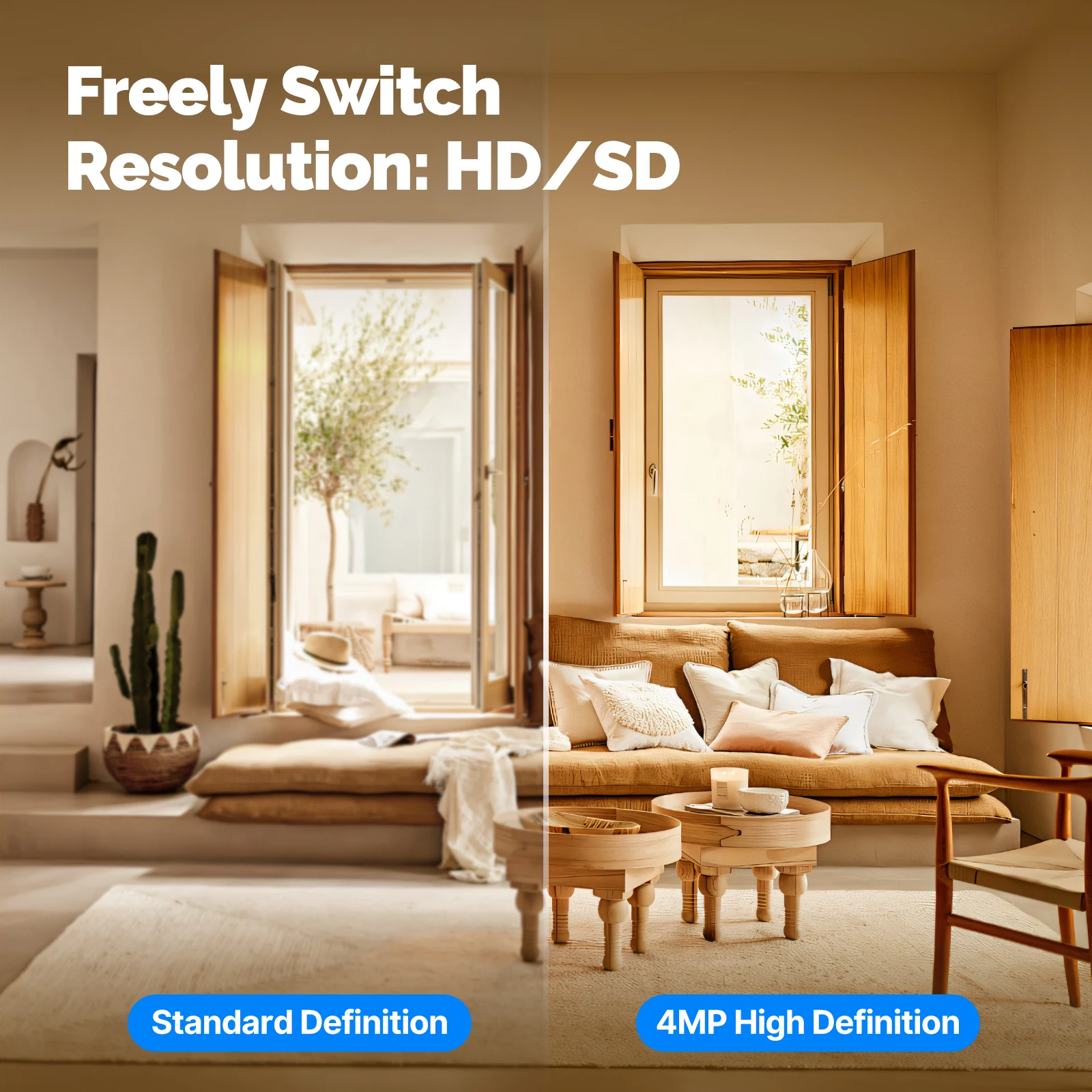 MOESTuya WiFi Indoor Pan/Tilt  - Eufy Camera E220 评论和价格