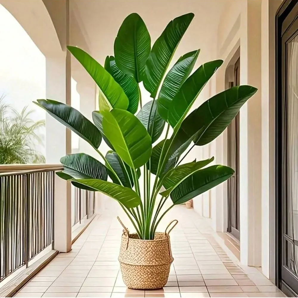 1pc 18 Leaves Artificial Plant - Ficus Lyrata Tree 评论和价格