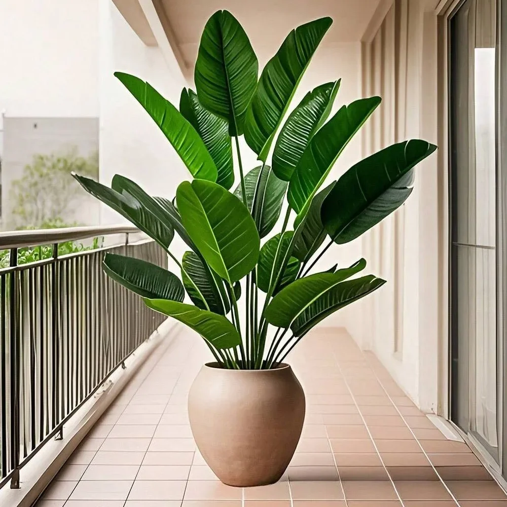 1pc 18 Leaves Artificial Plant - Ficus Lyrata Tree 评论和价格