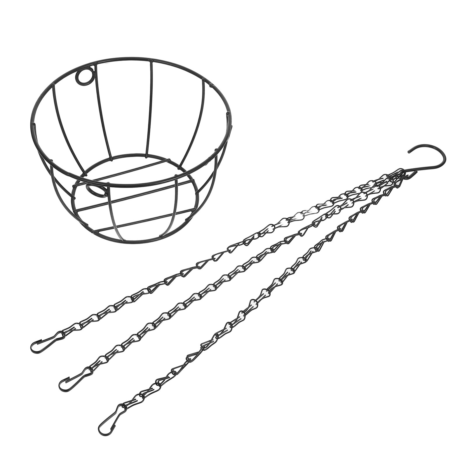 Hanging Plant Basket Iron Roun - Spider Plant Hanging 评论和价格